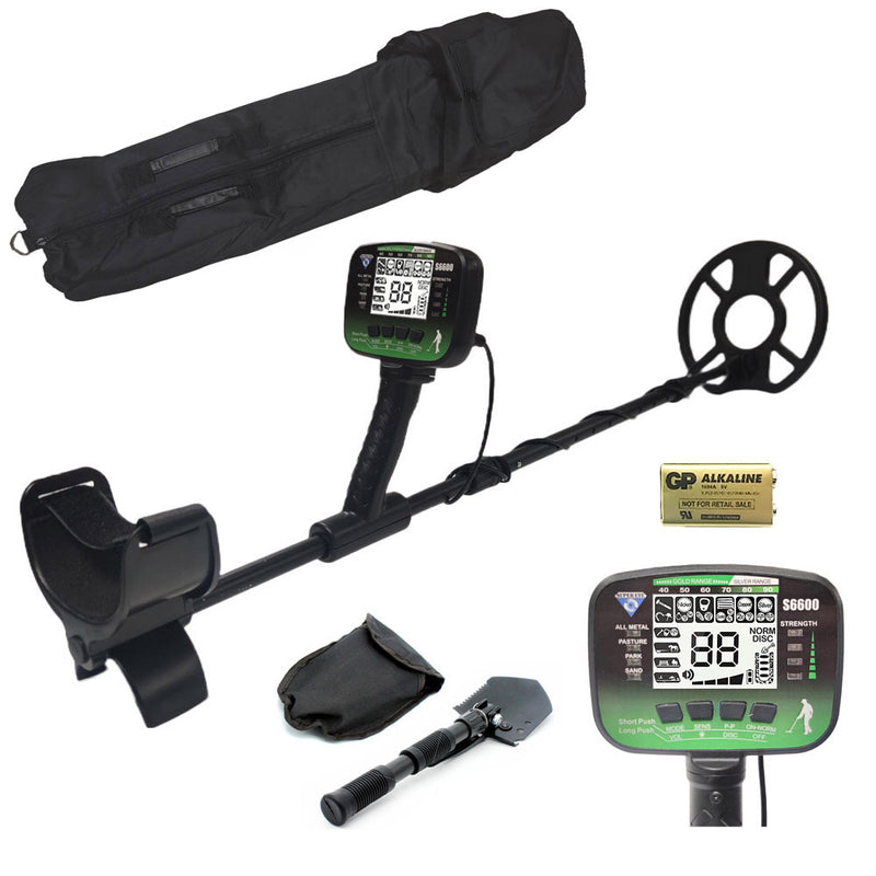 SuperEye S6600 Metal Detector - 6 Modes, LCD Display | Professional Gold & Treasure Hunting for Adults