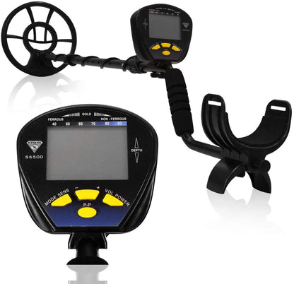 SuperEye MD6500 Professional Metal Detector for Adults with 10 Inch Waterproof Coil